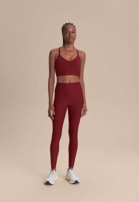 Top Feminino Live Cross Fit Green Vermelho