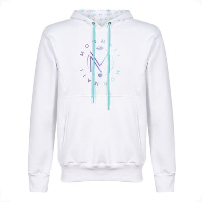 Blusão Moletom Com Capuz Beach Tennis Branco
