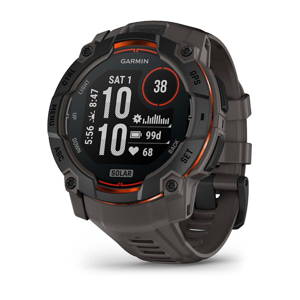 Garmin Instinct 3 Solar Preto e Grafite