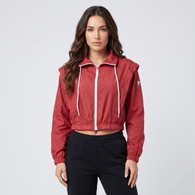 Jaqueta Fila Nylon Classic Sports Vermelha