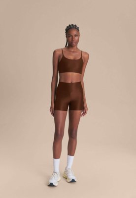 Shorts Feminino Live Fit Allure Adaptiv Marrom